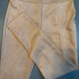 Stylish Tan swead Pants Glam